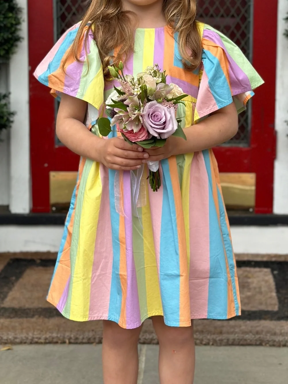 Stella McCartney Kids Striped Cotton Dress